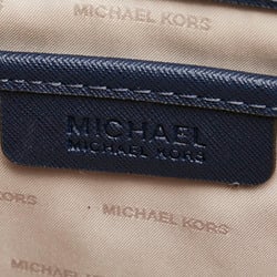 Michael Kors Tote Bag Navy Leather Women's