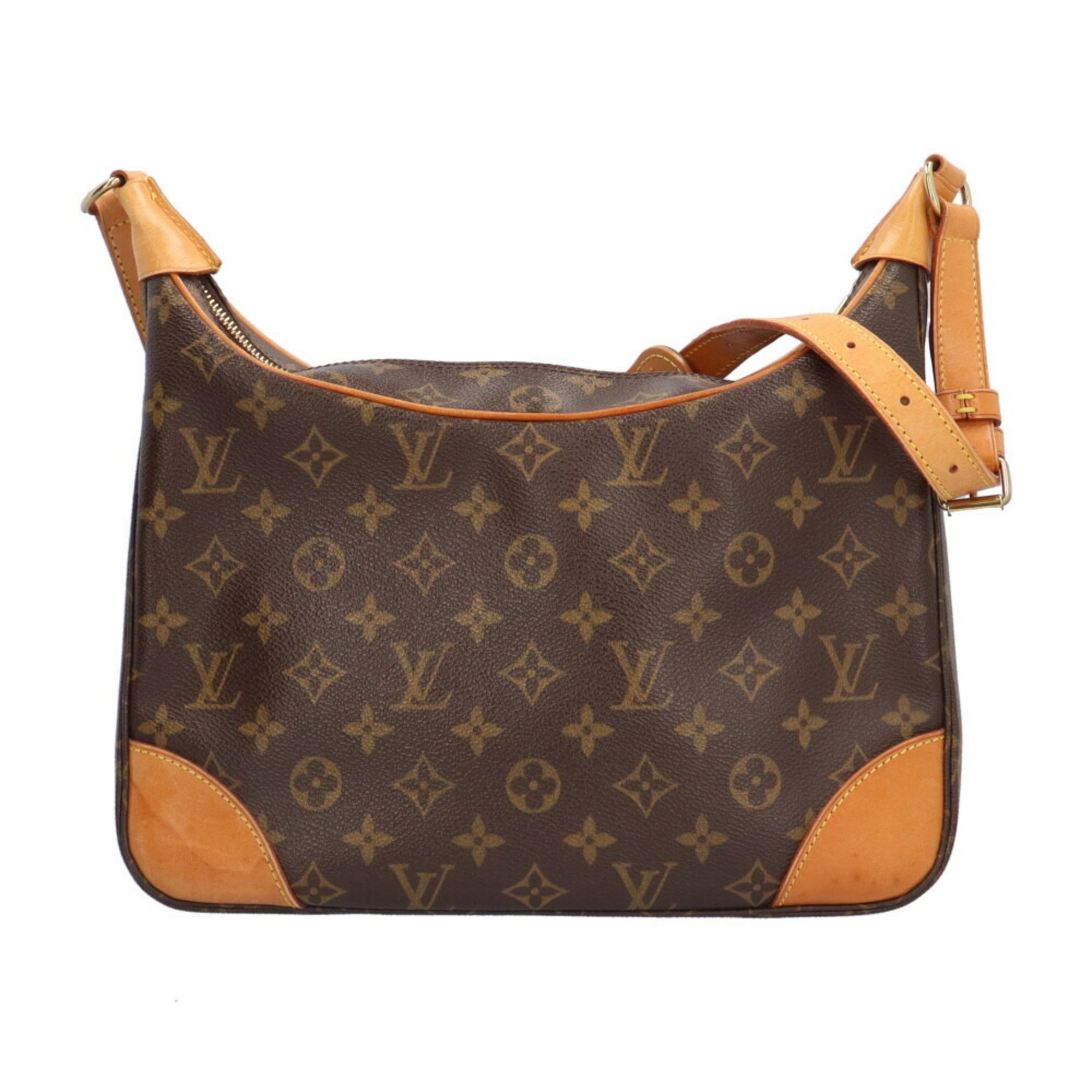 Louis Vuitton Boulogne 30 Monogram Shoulder Bag Canvas M51265 Brown Women's LOUIS VUITTON