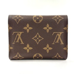 LOUIS VUITTON Louis Vuitton Portefeuille Victorine M41938 Tri-fold Wallet Monogram Canvas Brown Women's F4075304