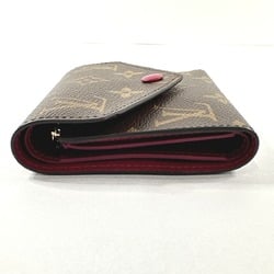 LOUIS VUITTON Louis Vuitton Portefeuille Victorine M41938 Tri-fold Wallet Monogram Canvas Brown Women's F4075304