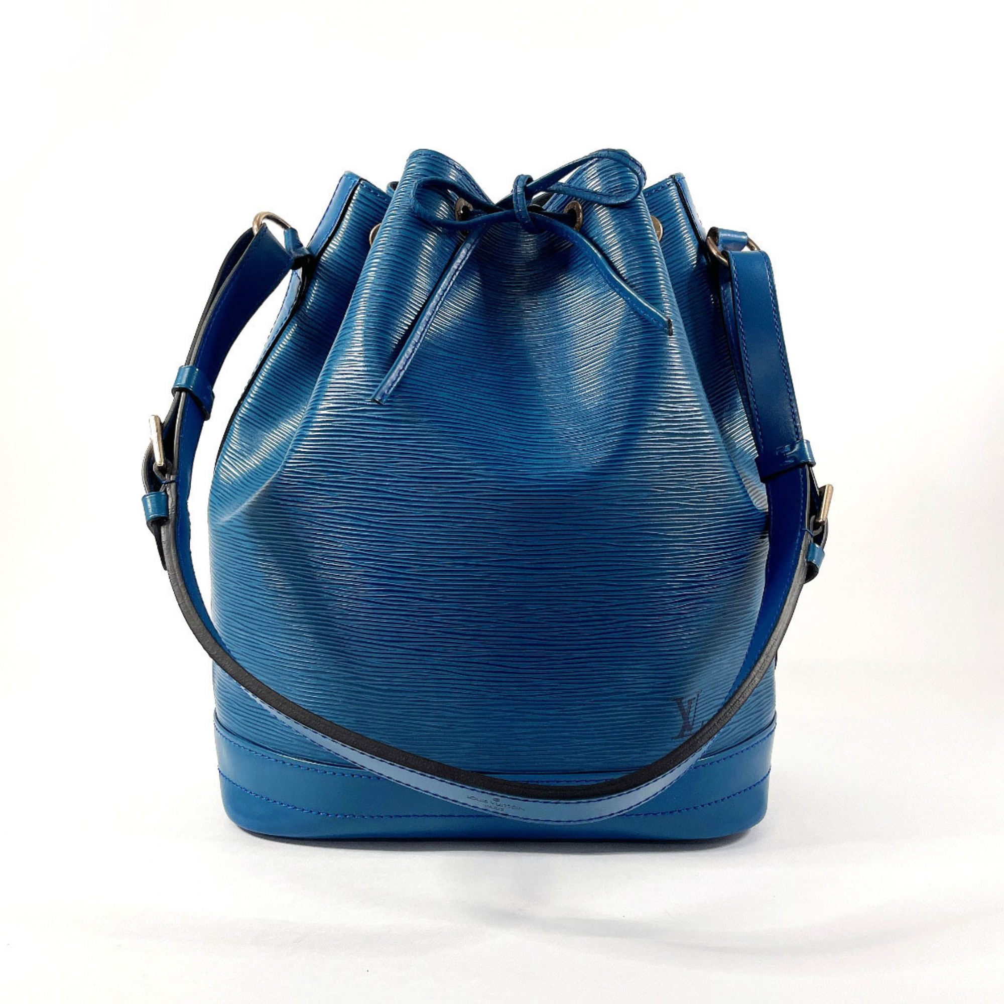 LOUIS VUITTON Louis Vuitton Noe M44005 Shoulder Bag Epi Leather Blue Women's F4075266