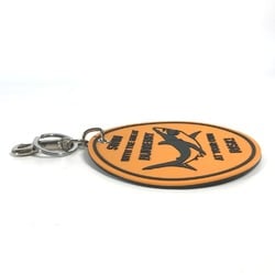 Burberry Shark Bag Charm Keychain Rubber Women's Orange