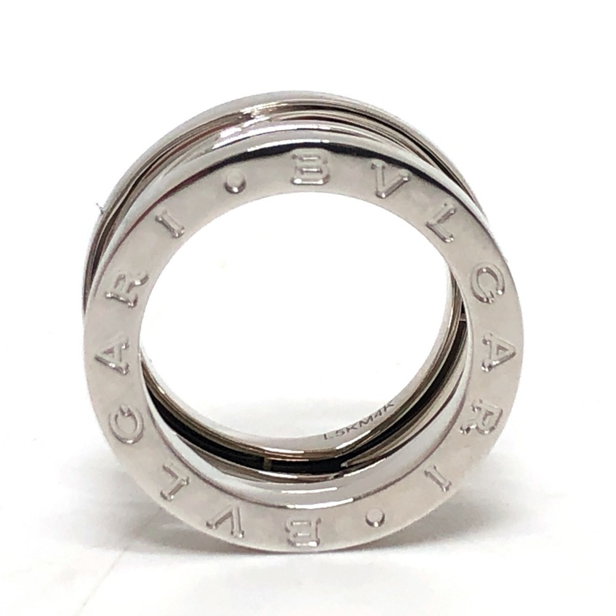 BVLGARI B-Zero1 Legend Ring 9.5g K18WG Women's Silver