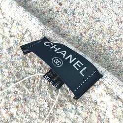 CHANEL 18P CC Coco Mark Beach Towel Blanket Bath Cotton Women's Multicolor