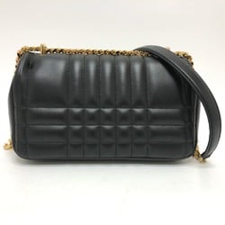 BURBERRY Lola Small Quilted Chain Shoulder Bag Leather Women's Black