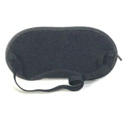 BOTTEGA VENETA Bottega Veneta Night Goods Sleep Intrecciato Eye Mask Leather Men's Women's Black