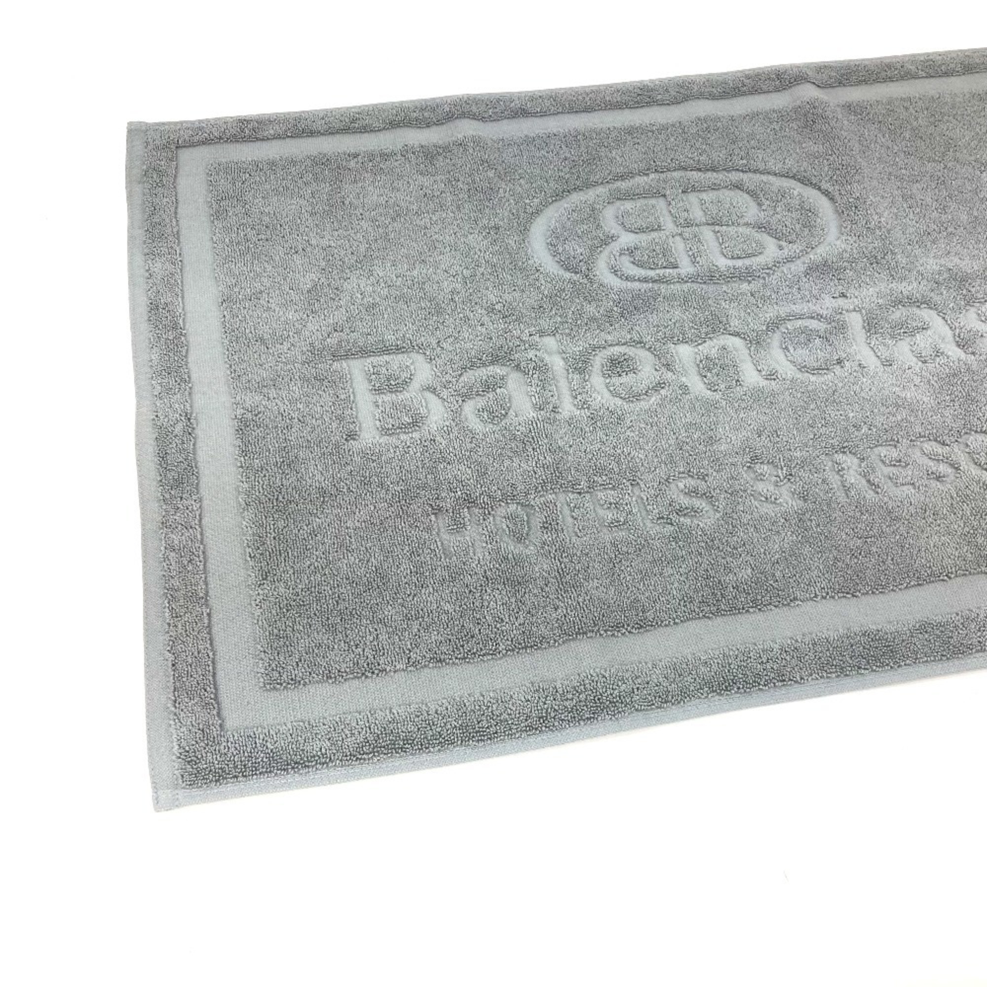 BALENCIAGA 745052 Bath Mat Towel Cotton Women's Grey