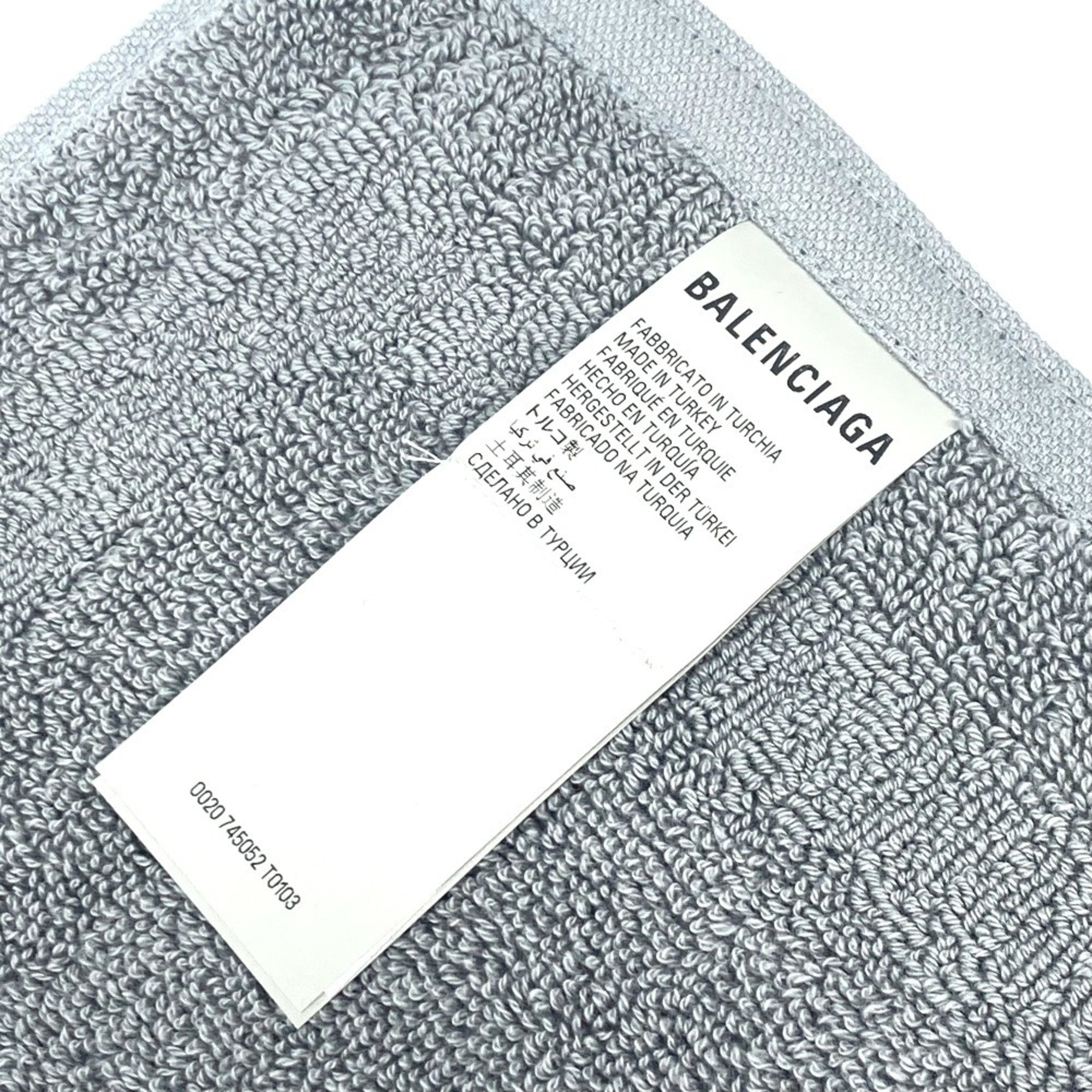 BALENCIAGA 745052 Bath Mat Towel Cotton Women's Grey