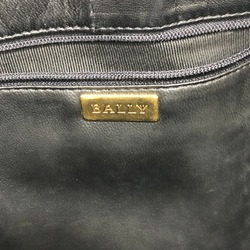 BALLY Quilted Bag Tote Leather Women's Black