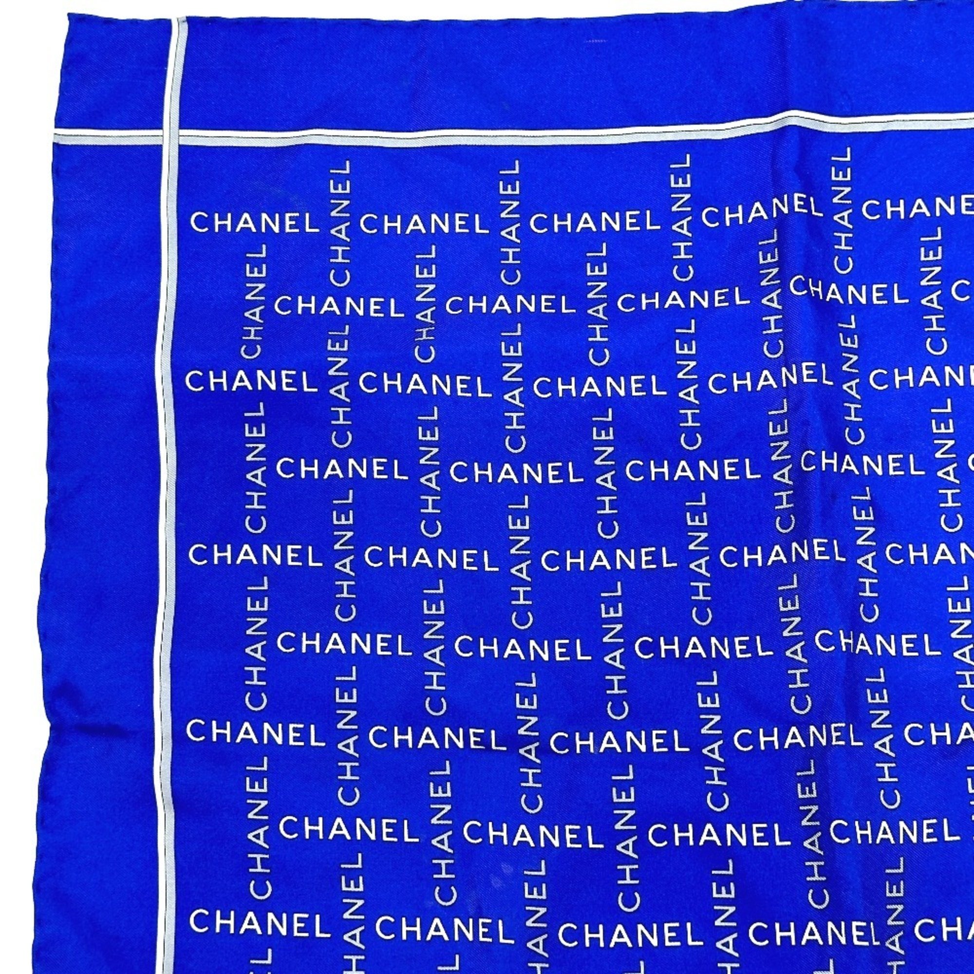 CHANEL Silk Handkerchief for Women, Blue