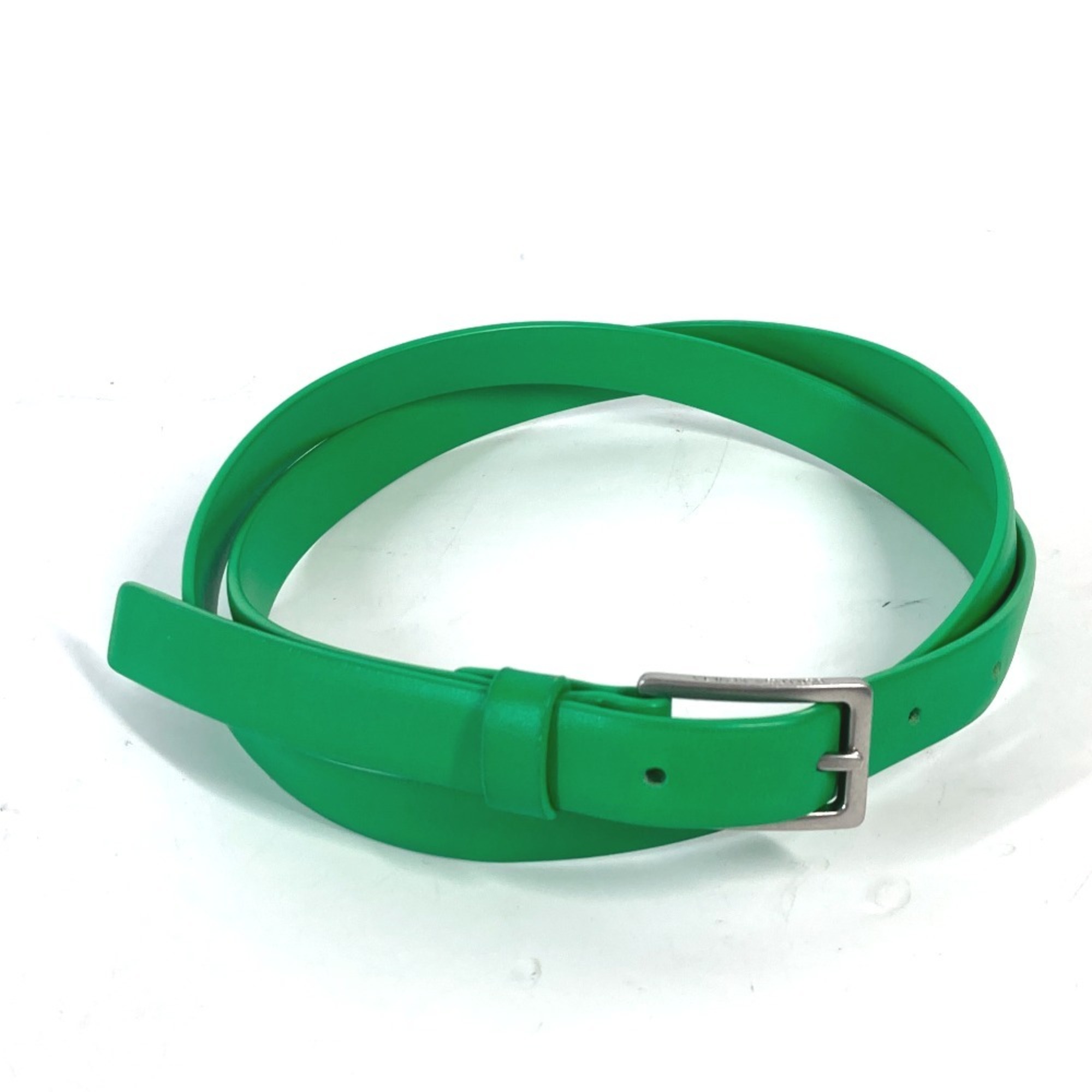 BOTTEGA VENETA Thin Belt Leather Men's Green