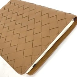 BOTTEGA VENETA 782665 Stationery Intrecciato Notebook Memo Cover Leather Men's Brown