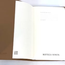 BOTTEGA VENETA 782665 Stationery Intrecciato Notebook Memo Cover Leather Men's Brown