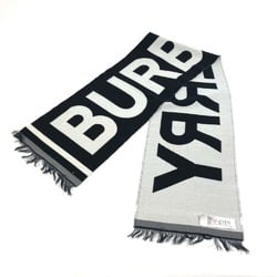 BURBERRY 8041244 Scarf Wool Cotton Women's Black