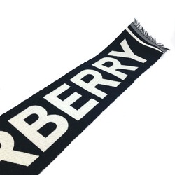 BURBERRY 8041244 Scarf Wool Cotton Women's Black