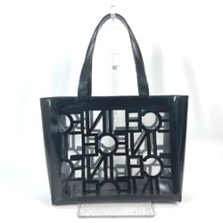 CELINE Shoulder Bag Tote Vinyl Women's Black