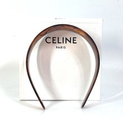 CELINE 46Y376CEA Headband Hairband Acetate Women's Havana Blonde Dore Brown