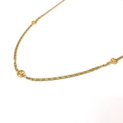 CELINE Chain Necklace Metal Women's Gold