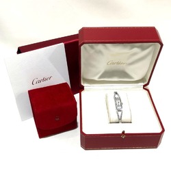 CARTIER Cordon De Gold Quartz Watch K18WG Diamond Ladies White