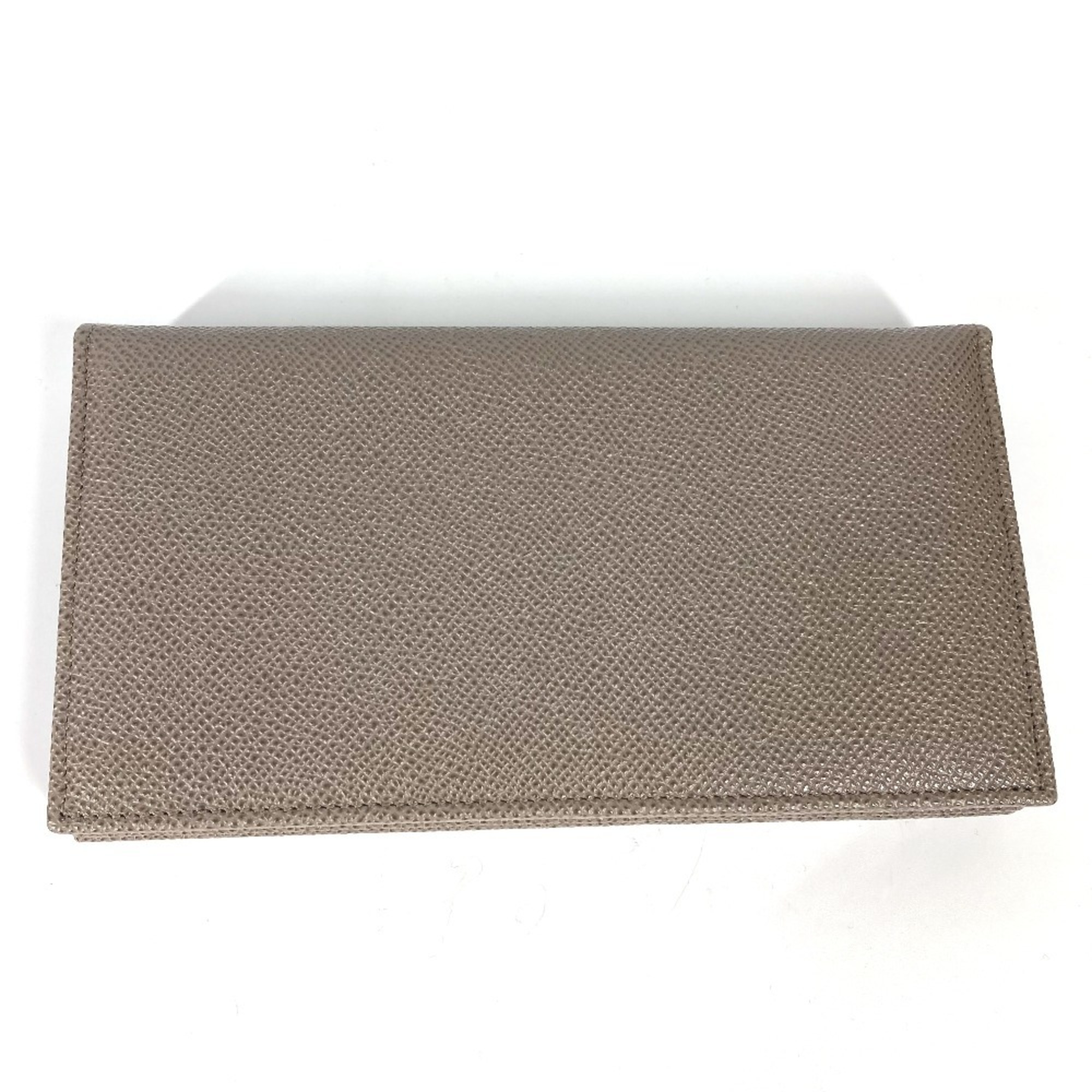 BVLGARI Bvlgari 30399 Long Wallet Bi-fold Leather Men's Gray