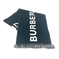 BURBERRY 80085081 Bicolor Wool Scarf for Women, Black x White