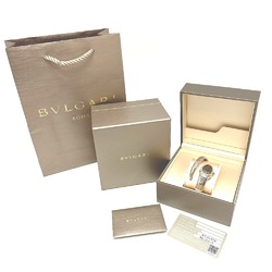 BVLGARI SP35SPG Serpenti Tubogas combination diamond bezel quartz watch K18YG SS ladies gold