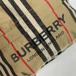 BURBERRY Burberry handbag check pouch nylon ladies beige