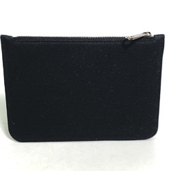 BURBERRY LOVE Wallet/Coin Case Clutch Bag Pouch Canvas Women's Black