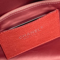 CHANEL Quilted CC Coco Mark On The Road Tote Bag Shoulder Caviar Skin Women's Pink