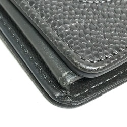 CHANEL CC Coco Mark iPhone 4 4S Compatible Cover Accessories Case Caviar Skin Ladies Gray