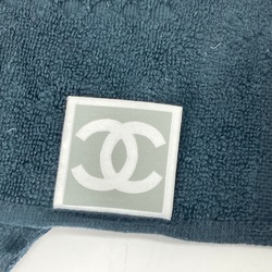 CHANEL Chanel SPORTS CC Coco Mark Long Towel Cotton Women's Black