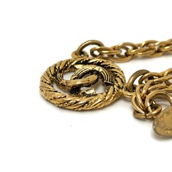 CHANEL Coco Mark Necklace Metal Women's Gold