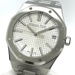 AUDEMARS PIGUET 15510ST.OO.1320ST.03 Royal Oak 50th Anniversary Automatic Date Watch Stainless Steel Men's Silver