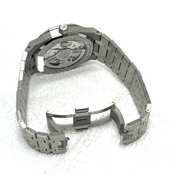 AUDEMARS PIGUET 15510ST.OO.1320ST.03 Royal Oak 50th Anniversary Automatic Date Watch Stainless Steel Men's Silver