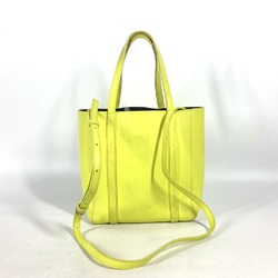 BALENCIAGA 551815 Everyday Tote Bag XXS Shoulder Leather Women's Yellow