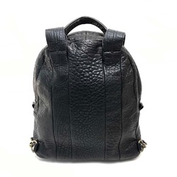 Alexander Wang 204113 Men's Women's Dumbo Backpack Rucksack Leather Black