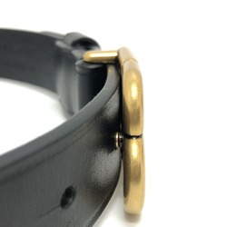 BALENCIAGA 581690 Buckle Belt Accessory Leather Women's Black Similar