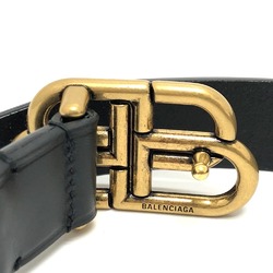 BALENCIAGA 581690 Buckle Belt Accessory Leather Women's Black Similar