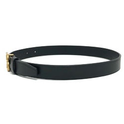 BALENCIAGA 581690 Buckle Belt Accessory Leather Women's Black Similar