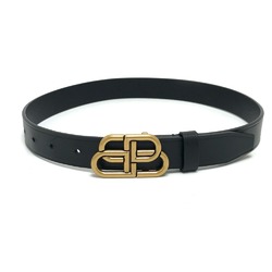 BALENCIAGA 581690 Buckle Belt Accessory Leather Women's Black Similar