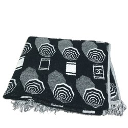 CHANEL Coco Mark Bath Towel Pouch Knapsack 3-Piece Set Bag Pile Women's Black