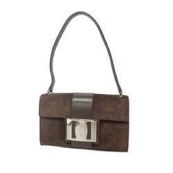 Salvatore Ferragamo Vara Suede Brown Handbag for Women