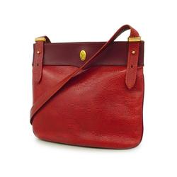 Cartier Shoulder Bag Must Leather Bordeaux Women's