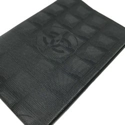 CHANEL New Travel Line Stationery Notebook Cover Nylon Women's Black