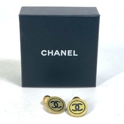 CHANEL 95P CC Coco Mark Bicolor Cufflinks Metal Men's Gold