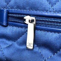 CHANEL AS3260 24A CHANEL22 Patchwork Shoulder Bag Denim Women's Blue