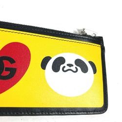 Dolce & Gabbana DOLCE&GABBANA Jujutsu Kaisen collaboration Panda Fragment Case Wallet Coin purse Wallet/Coin case Leather Men's Black