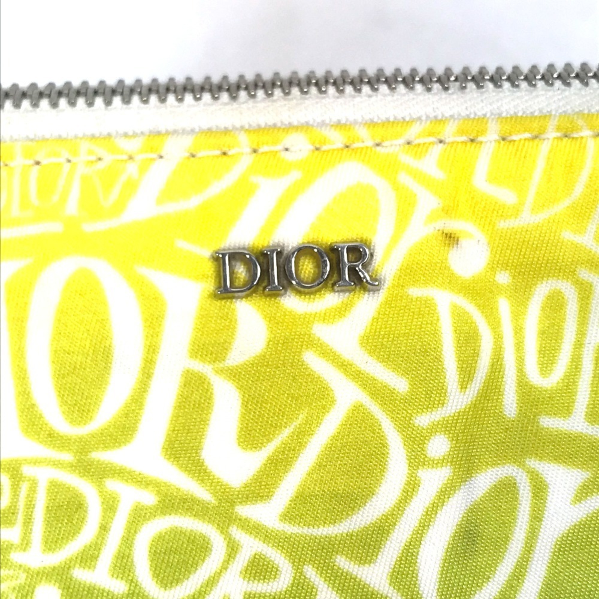 Christian Dior Dior and STUSSY collaboration clutch bag, pouch, nylon, men's, green