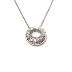 Chaumet Anno Caviar Diamond Necklace K18WG Women's Silver