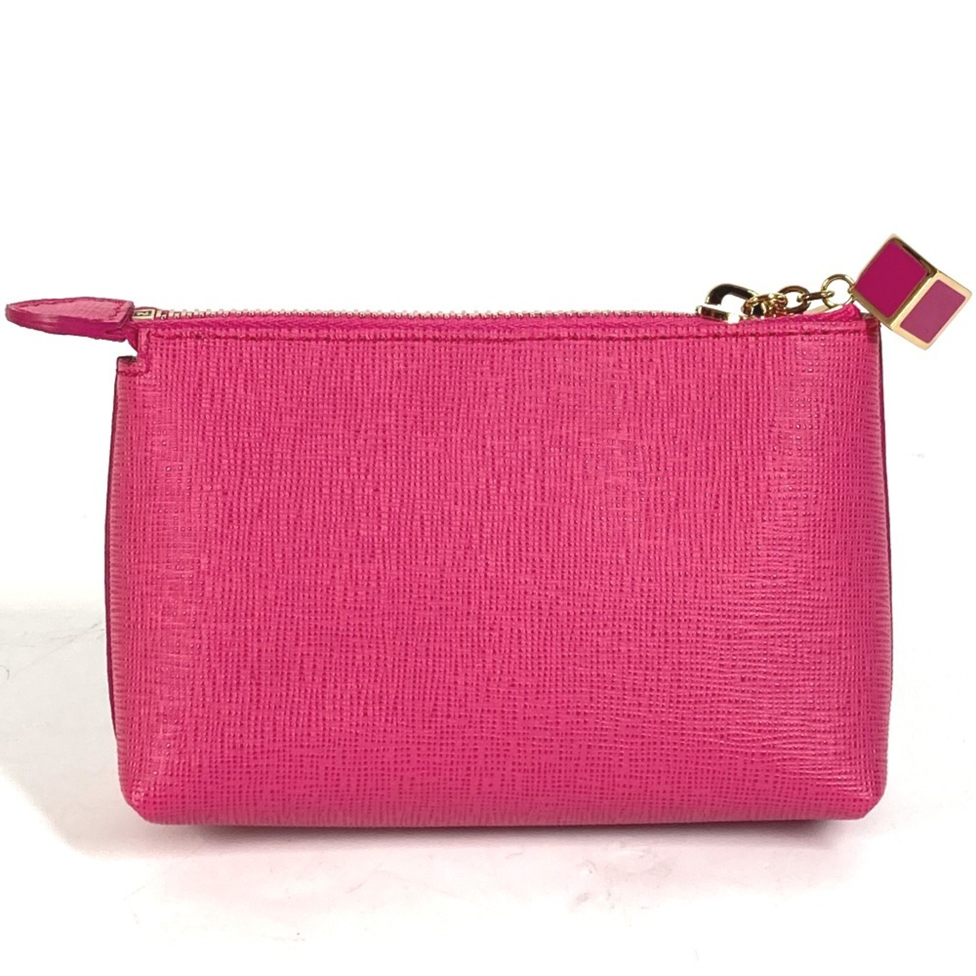 FENDI Leather Pouch for Women, Pink